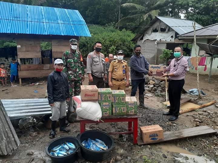  Dipimpin Jerry Tuuk, BSG Mopuya Salurkan Bantuan Bencana Banjir