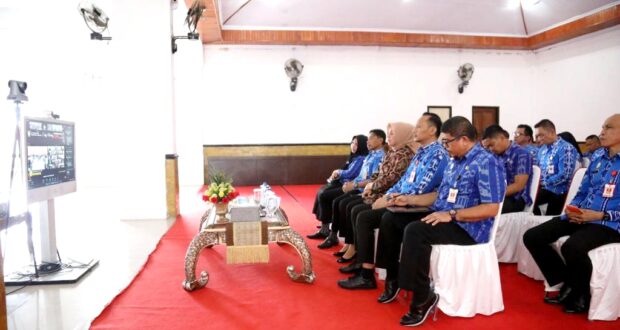 Wali Kota Tatong Bara Ikuti Entry Meeting Bersama BPK