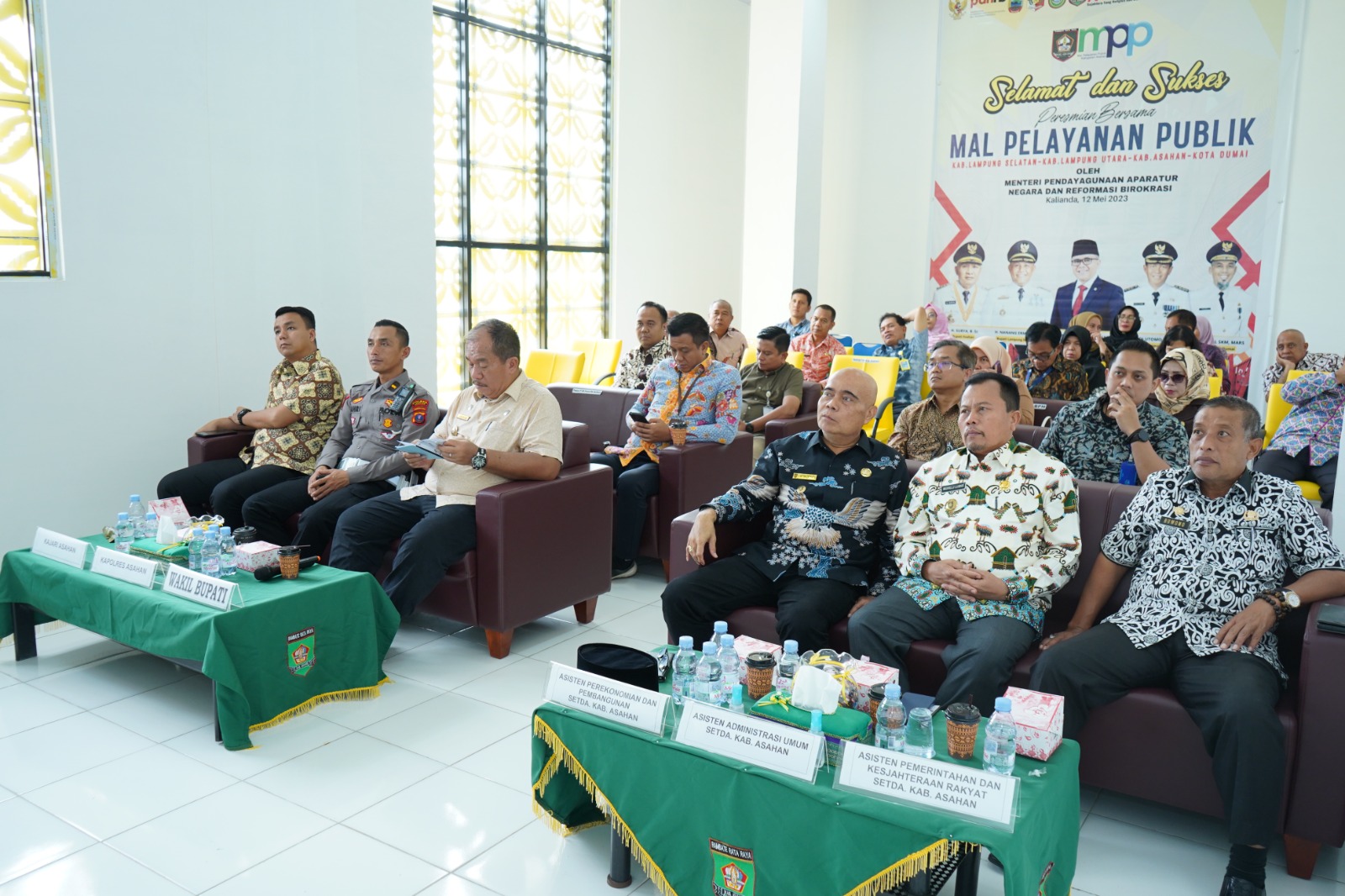  Wakil Bupati Asahan Ikuti Grand Launching MPP Secara Virtual