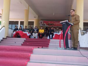 Bupati Bolmong Limi Mokodompit Hadiri Simulasi Dispamkota dan Deklarasi Pemilu Damai 2024