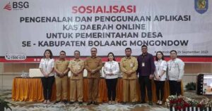 Bupati Bolmong Limi Mokodompit Buka Sosialisasi Aplikasi KasDa Online