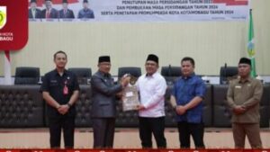 DPRD Kotamobagu Gelar Paripurna Penutupan dan Pembukaan Masa Sidang Tahun 2023 dan 2024