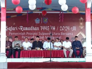 Bupati Limi Mokodompit Sambut Kunjungan Tim Safari Ramadhan Pemprov Sulut