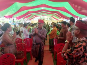Bupati Bolmong Limi Mokodompit Hadiri perayaan Hari Raya Nyepi Tahun Baru Saka 1946