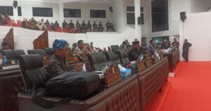 DPRD Kotamobagu Gelar Rapat Paripurna Penyampaian Rekomendasi LKPJ Wali Kota Tahun 2023