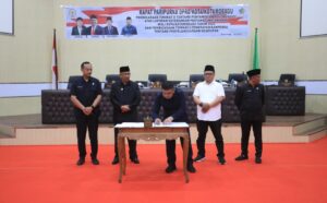 DPRD Kotamobagu Gelar Rapat Paripurna Penyampaian Rekomendasi LKPJ Wali Kota Tahun 2023